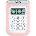 タニタ キッチン 勉強 学習 タイマー 防水 マグネット付き 100分 ピンク TD-378 PK
