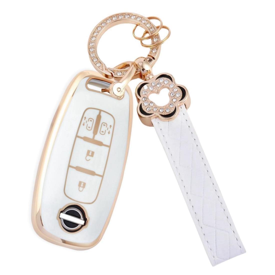 Nacalikeey かわいいの キーケース適合日産 SERENA C28系 アリア (ARIYA) B6系 B9系新型ルークス プロ..