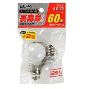 (ELPA) Ĺ̿ߥ˥ץȥ ŵ  ܾ E17 54W ۥ磻 2 GKP-542LH(W)