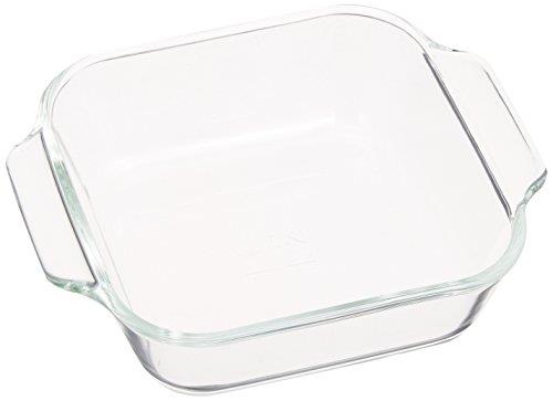 iwaki(イワキ) 耐熱ガラス オーブントースター皿 ベーシックシリーズ ハーフ 144×120×39mm 340ml KBC3840