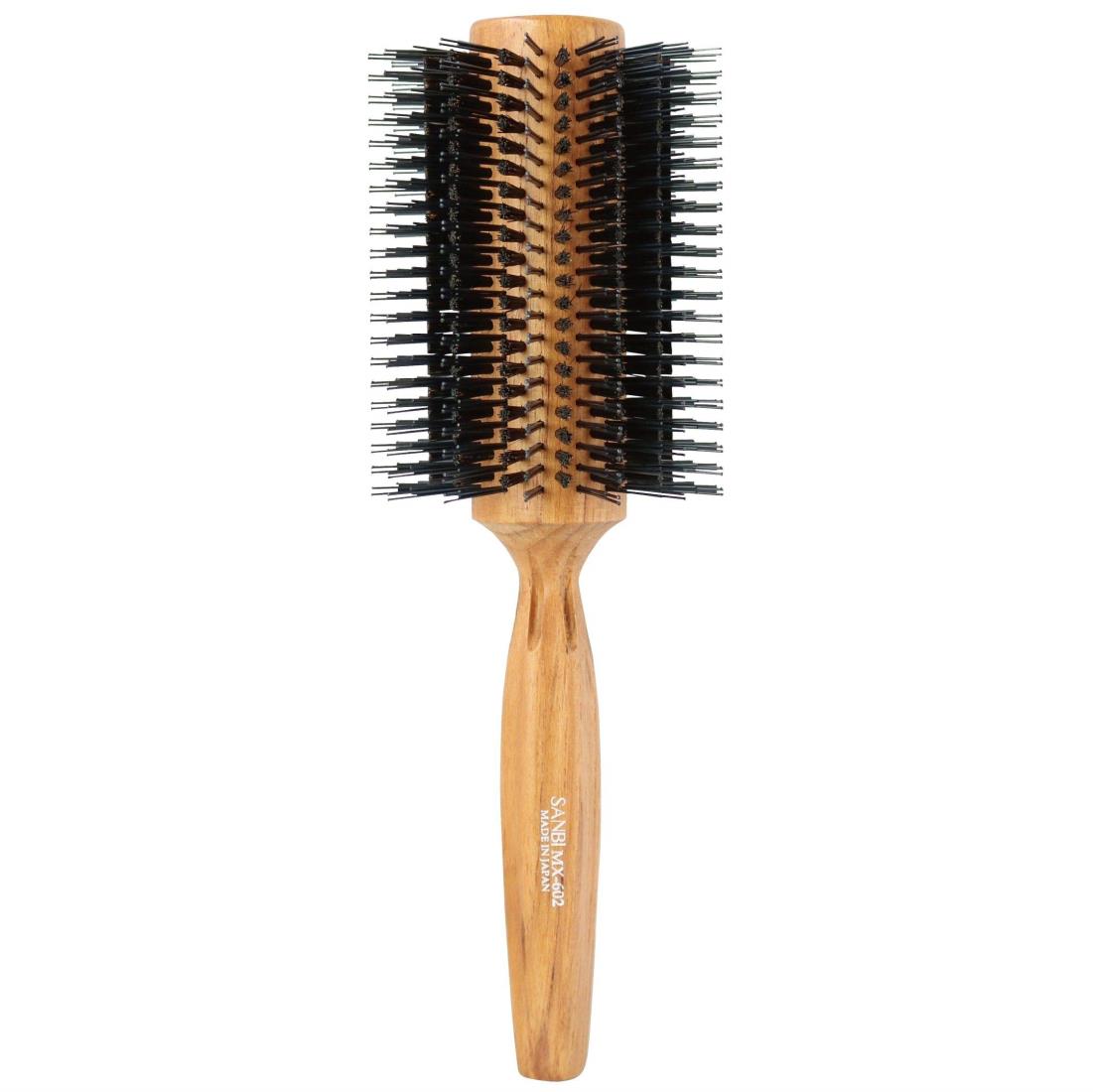 サンビー工業 日本製 ロールブラシ MX （ナイロン＋豚毛） (直径75mm 26行 MX-602)