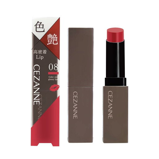 セザンヌ リップカラーシールド08 チェリーレッド 3.7g ジェル膜リップ 美発色 落ちにくい セザンヌ リップカラーシールド08 チェリーレッド 3.7g ジェル膜リップ 美発色 落ちにくい