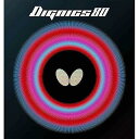 バタフライ(Butterfly) 卓球 ラバー ディグニクス 80 裏ソフト ハイテンション ブラック 特厚 06050