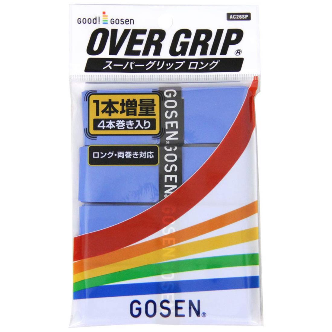 ゴーセン(GOSEN) スーパーグリップロング AC26SP MB マリンブルー