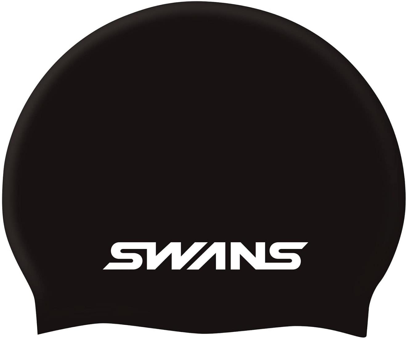 SWANS(スワンズ) スイムキャップ スイムキャップ シリ コーンキャップ SA7 ブラック(MBK)