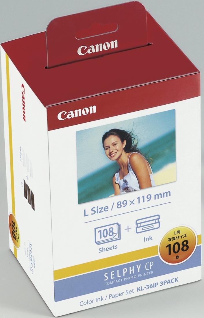キヤノン カラーインク/ペーパーセット KL-36IP 3PACK(SELPHY CPシリーズ消耗品)