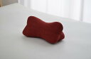 イケヒコ 寝具 まくら クッション ほね枕 約32×15cm レッド 日本製 低反発チップ 足枕 腰当 もっちり #2918539