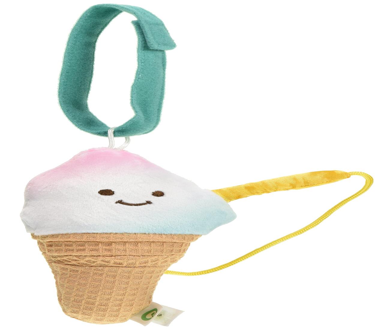 ファインモーター ミニトイシリーズ ミニラトル（ふわふわ ソフトクリーム）