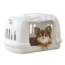 アイリスオーヤマ 犬 猫 キャリー ペットハウス&キャリー 中が見える P-HC480 アイボリー(4)
