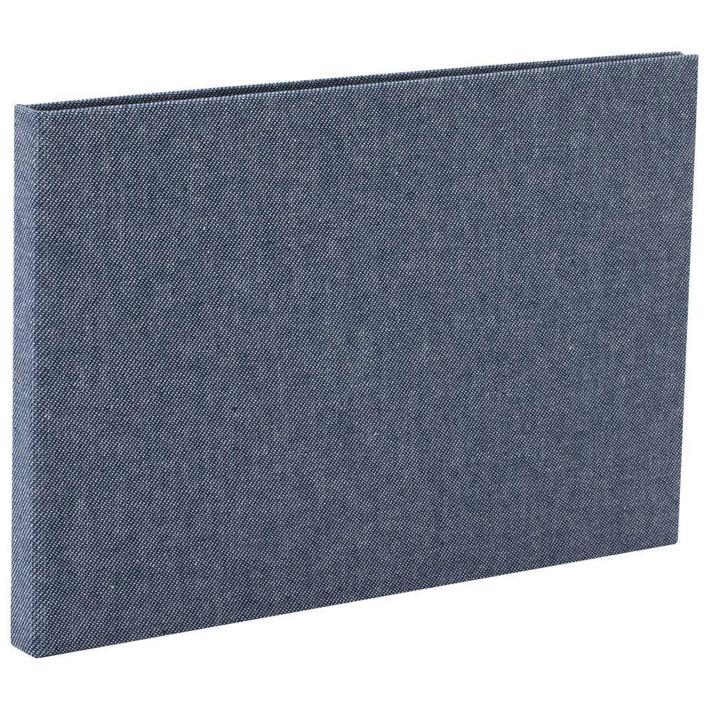 ナカバヤシ cotto. 黒台紙フォトアル バム 溶着式/2L判・1段ポケット台紙 ブルー A-COP2L-240-B