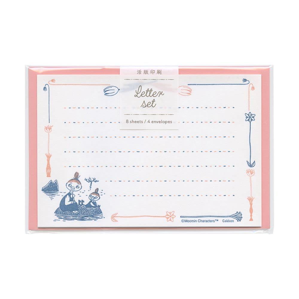 学研ステイフル ムーミン レターセット 活版 島 D06066