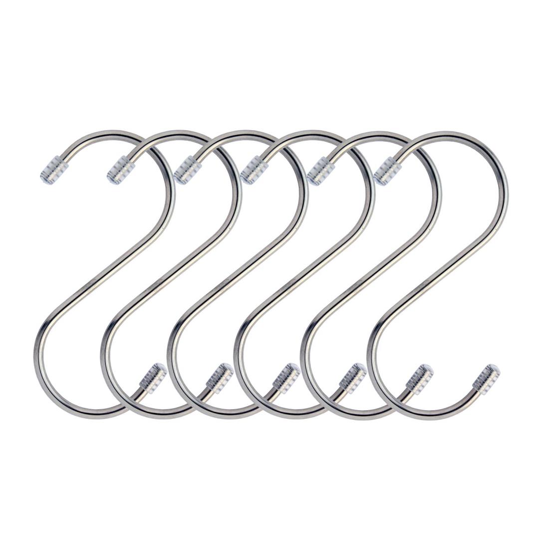 レック(LEC) S字フックステンレス(大) 6個入 H00505