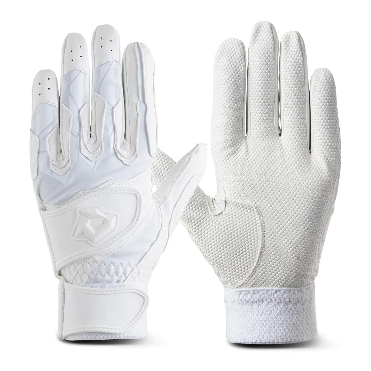 DeMARINI(ディマリニ) バッティンググラブ 両手用 高校野球対応 DM-2 WB5745201L ホワイト L