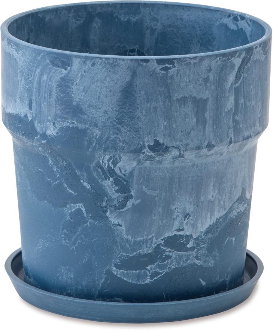 POSH LIVING(ポッシュリビング) アーバンプランツポット ソリッド ブルーベリー サイズ：約φ19.5 H18.5..