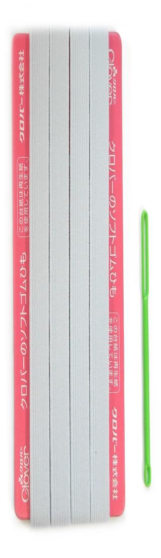 Clover ソフト替えゴム 抗菌防臭加工 16コール 白 26-057 ホワイト