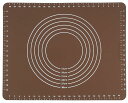 ヨシカワ ホームベーカリー倶楽部 シリコンマット 50×40cm 目盛り付き 滑りにくい 生地離れが良い 畳んで収納 パンマット SJ1455