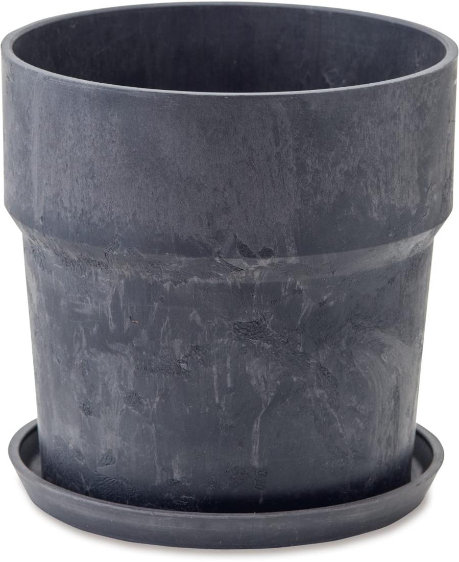 POSH LIVING(ポッシュリビング) アーバンプランツポット ソリッド チャコール サイズ：約φ19.5 H18.5 8..