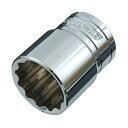 SK11(エスケー11) ソケット 12角 S4-22 二面幅:22×差込角:12.7mm 1個