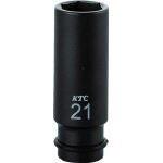 京都機械工具(KTC) 12.7mm (1/2インチ) インパクトレンチ ソケット (ディープ薄肉) 24mm BP4L24TP