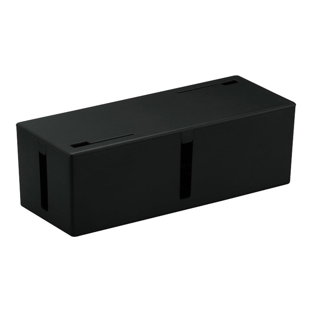 バッファロー BUFFALO ケーブルボックス 電源タップ＆ケーブル収容 Lサイズ ブラック BSTB01LBK