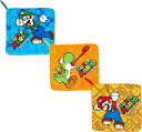 丸眞 ループ付きタオル 3枚組 任天堂 マリオ レッツチャレンジ キャラクター 入園入学グッズ 入園入学準備 保育園 幼稚園 小学校 男の子 4505000900