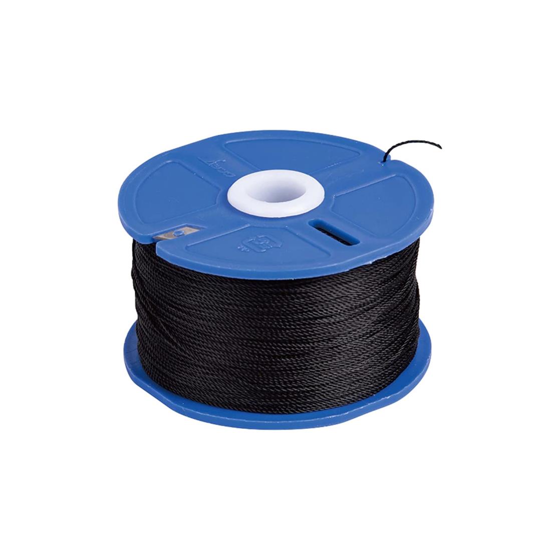 シンワ測定(Shinwa Sokutei) ポリエステル水糸 リール巻 ブラック 極太1.2mm 120m 78492