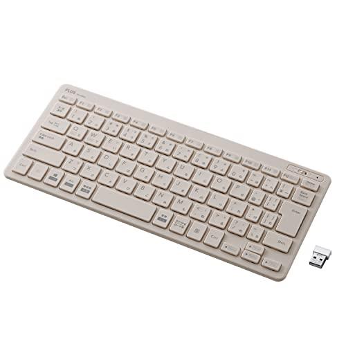 PLUS キーボード ジブンイロ 薄・ミニ ワイヤレスキーボード グレー TW-KB002 428-851 PLUS キーボード ジブンイロ 薄・ミニ ワイヤレスキーボード グレー TW-KB002 428-851