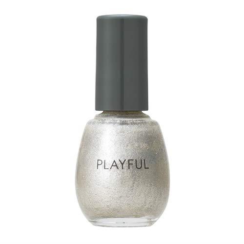 PLAYFUL(プレイフル) プレイフル アップデートネイル pun-14 スパークルシルバー マニキュア 10mL
