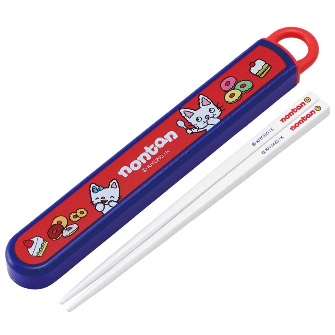 スケーター (skater) 子供用 箸 箸箱セット 抗菌 ノンタン 日本製 16.5cm ABS2AMAG-A