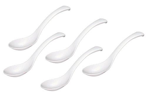 国際化工 マルケイ ユニレンゲ 白 5本セット フック付 業務用 メラミン 樹脂 L5W