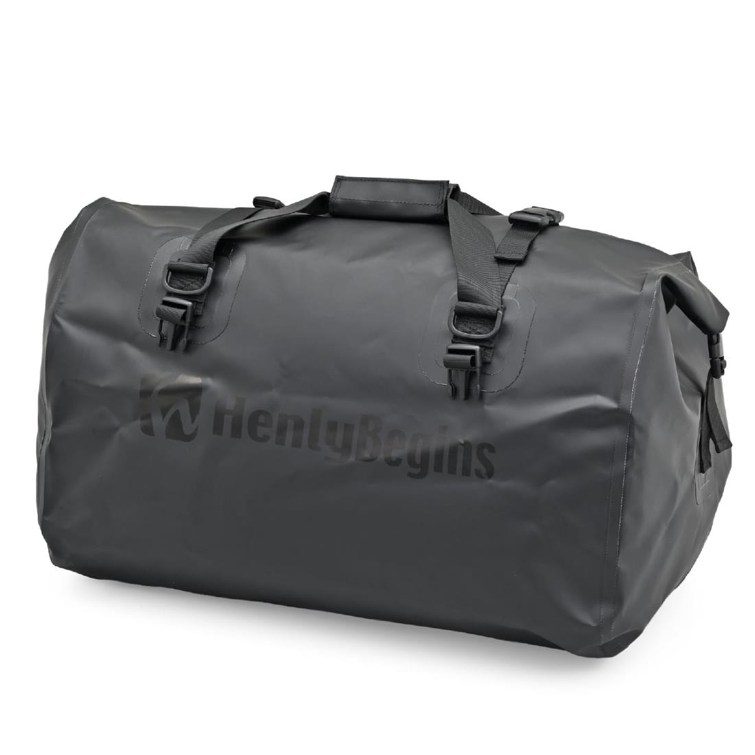 ヘンリービギンズ(Henly Begins) デイトナ バイク用 シートバッグ 防水 60L シート固定ベルト付属 DH-767 ブラック 41380