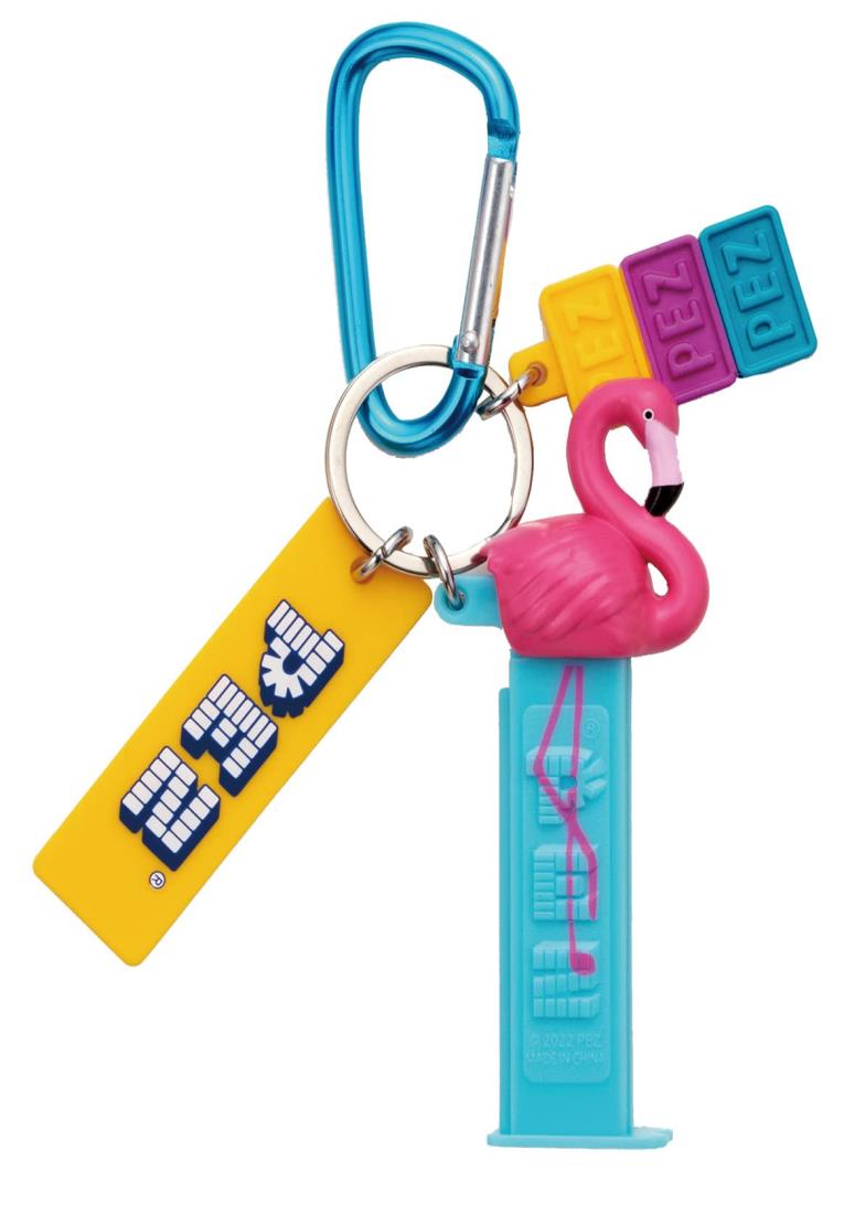 イワヤ(IWAYA) PEZ Key Charm(Flamingo) お菓子デザイン キーホルダー7431-5のサムネイル