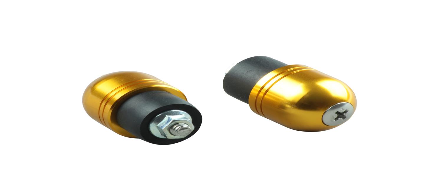 ポッシュ(POSH) バイク用品 ハンドルバーエンド カワサキ バーエンド(ボルト径5mm/外径22mm) ゼファー400 | ZRX400 | ZRX400II | BALIUS| ゴールド 031072-04-10 バーエンドキャップ