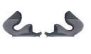 オージーケーカブト(OGK KABUTO) EXCEEDチークパットセット ダークグレー オプション(20mm) 578077(4)