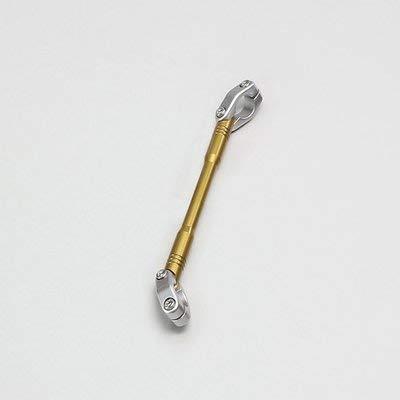 ハリケーン(HURRICANE) ハンドルブレース φ7/8インチハンドル用 スリムタイプ SSサイズ 240mm ゴールド＆シルバー HB0686G