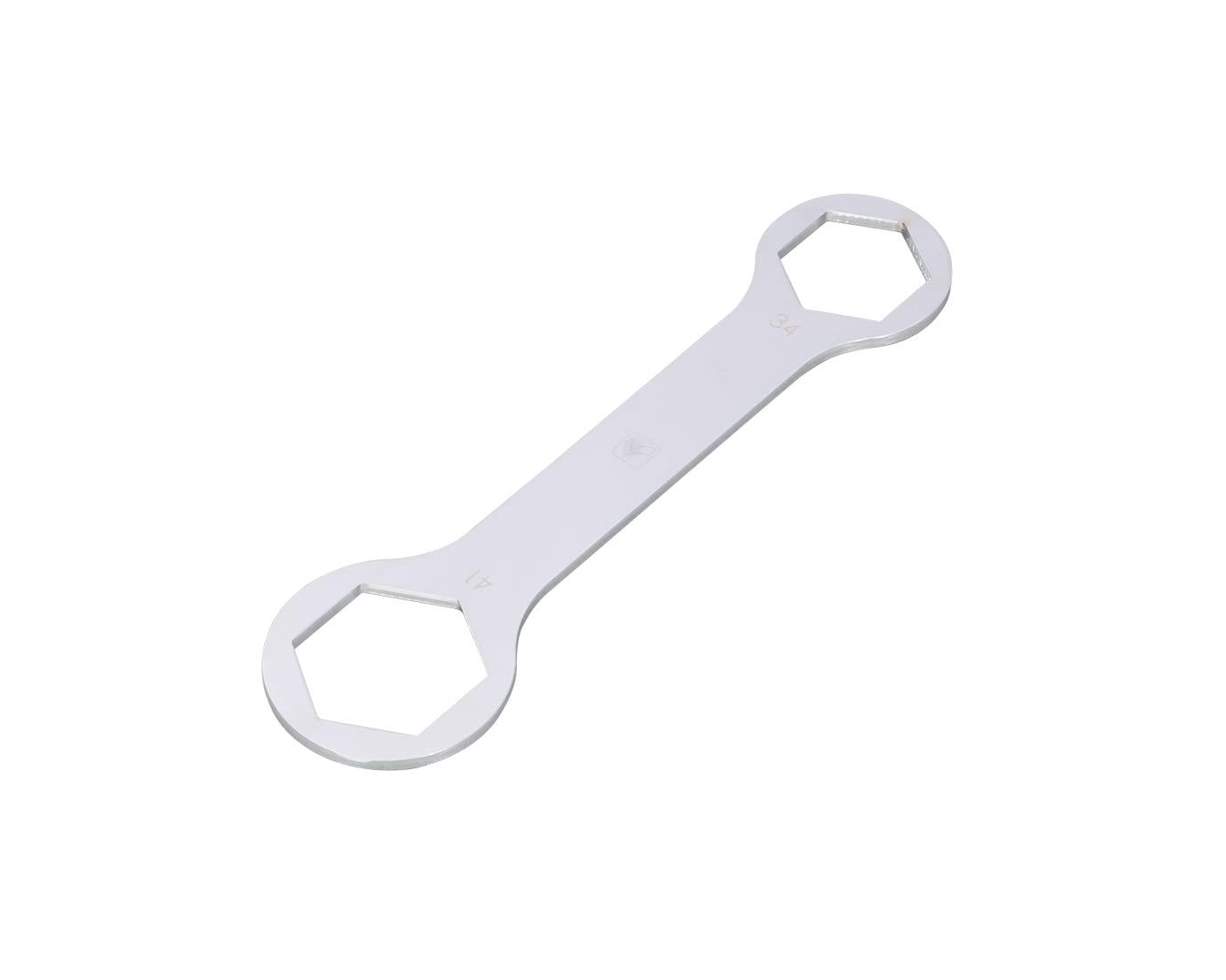 キタコ(KITACO) ドリブンロックナットレンチ 34×41MM 674-0500412 シルバー