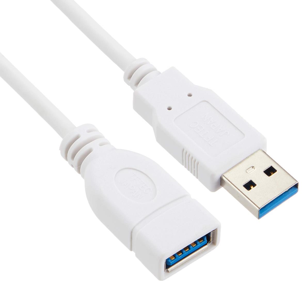 変換名人 USB3.0 延長ケーブル 20cm Aオス端子・ストレート USB3A-AB/CA20