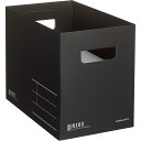 コクヨ(KOKUYO) 収納ボックス NE OS Mサイズ ブラック A4-NEMB-D(3)