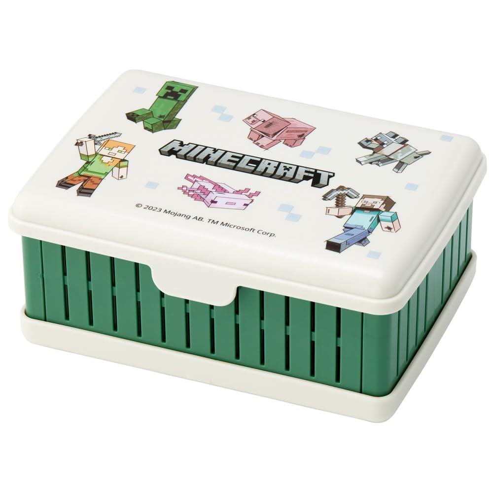 スケーター 折りたたみ式 サンドイッチケース Minecraft Ex マインクラフト OS1 12.5×17×h7cm OS1-A