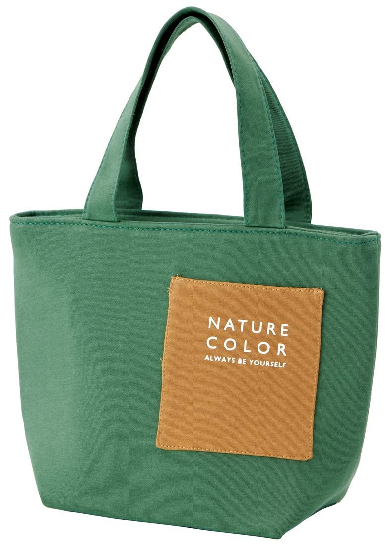 スケーター (skater) 保冷 ランチバッグ ポケット付き セージグリーン KNBP2-A