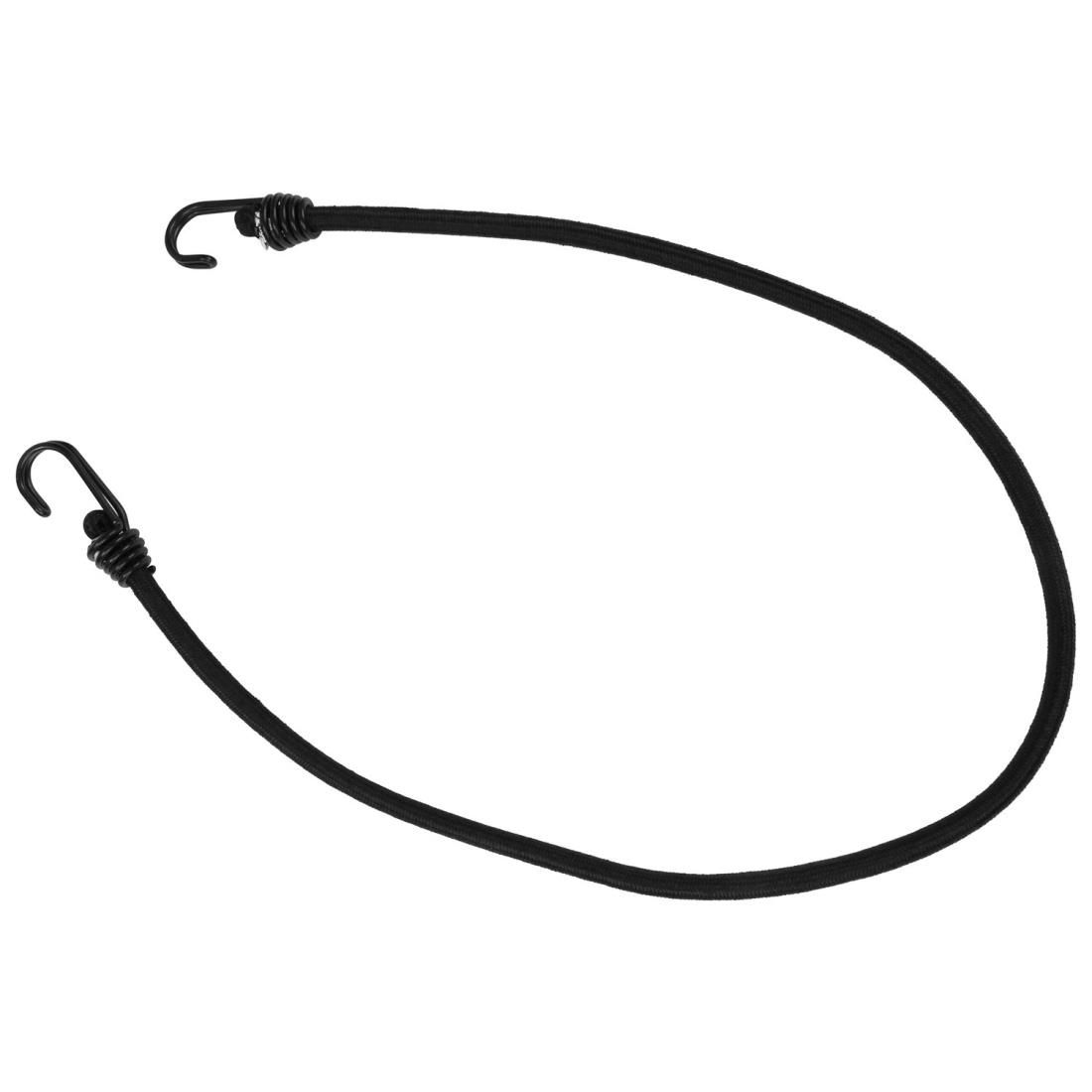 SK11(エスケー11) ゴムロープ 両端Jフック 丸ゴムタイプ 10mm×90cm 両端フック付 SKG-R1090BK