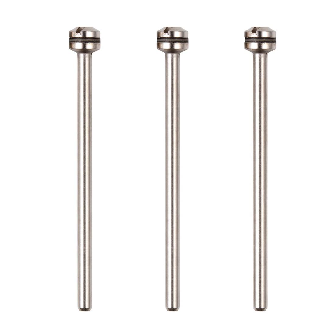 プロクソン(PROXXON) 専用シャフト3本 【切断砥石・バフ・ディスク砥石付属交換用シャフト 軸径2.35mm..