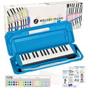 KC キョーリツ 鍵盤ハーモニカ メロディピアノ 32鍵 ネオンブルー P3001-32K/N E ON BLUE (ドレミ表記シール・クロス・お名前シール付き...