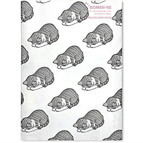 アーティミス ブックカバー フリーサイズ ごめん寝 サバトラ FFSBC