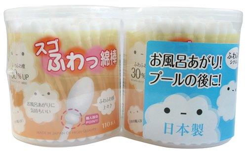 山洋 スゴふわっ綿棒 110本×2個パック