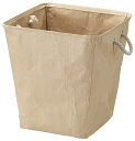 ちどり産業(Tidorisangyou) かご ブラウン 36X36XH39cm ペーパーバスケット 71-71