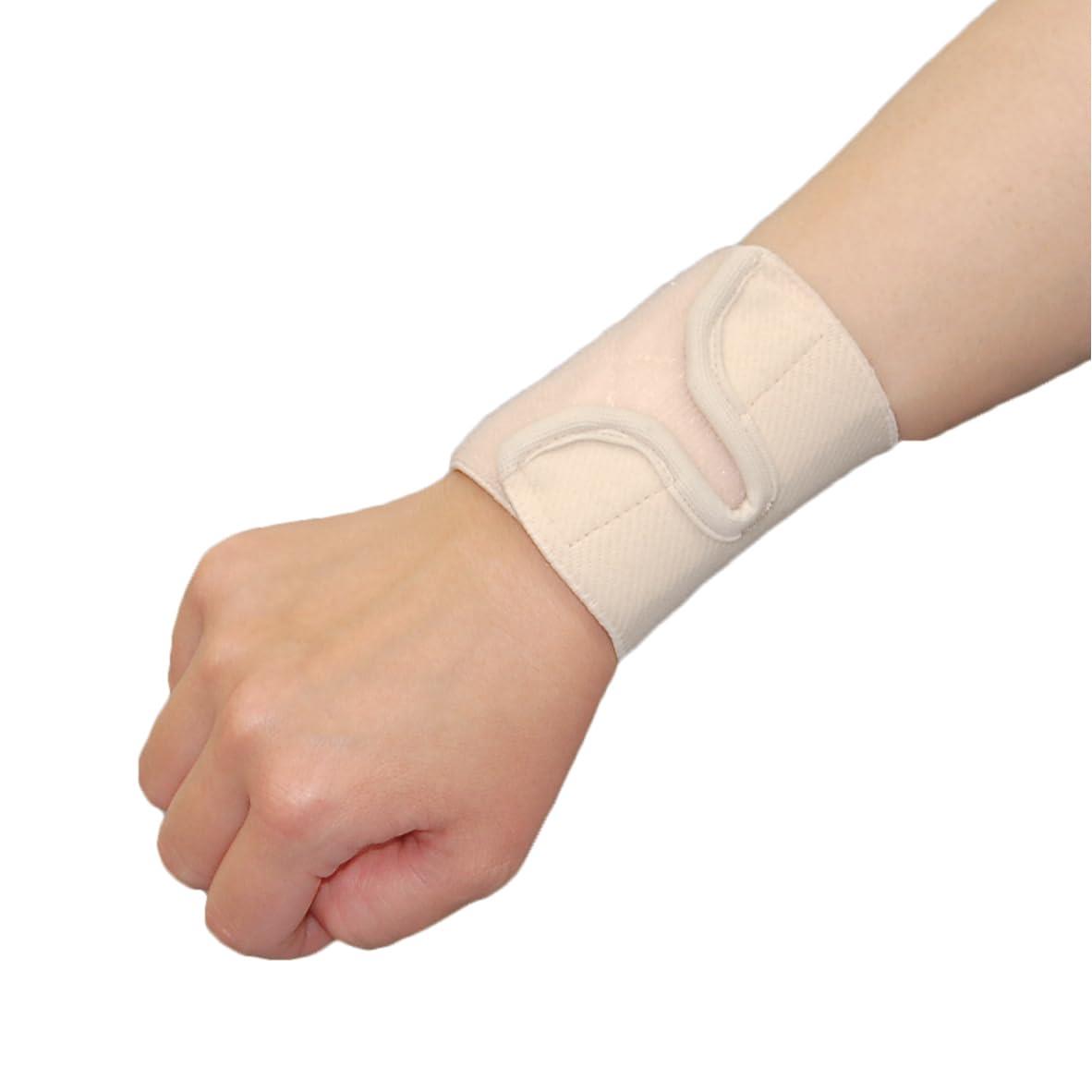 竹虎 ソフラウルファーリスト ベージュ フリーサイズ