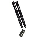 パナレーサー(Panaracer) 用品 バルブエクステンダー 50mm 2本セット 2ピース仏式バルブ用 バルブコアツール付属 ブラック VE-50