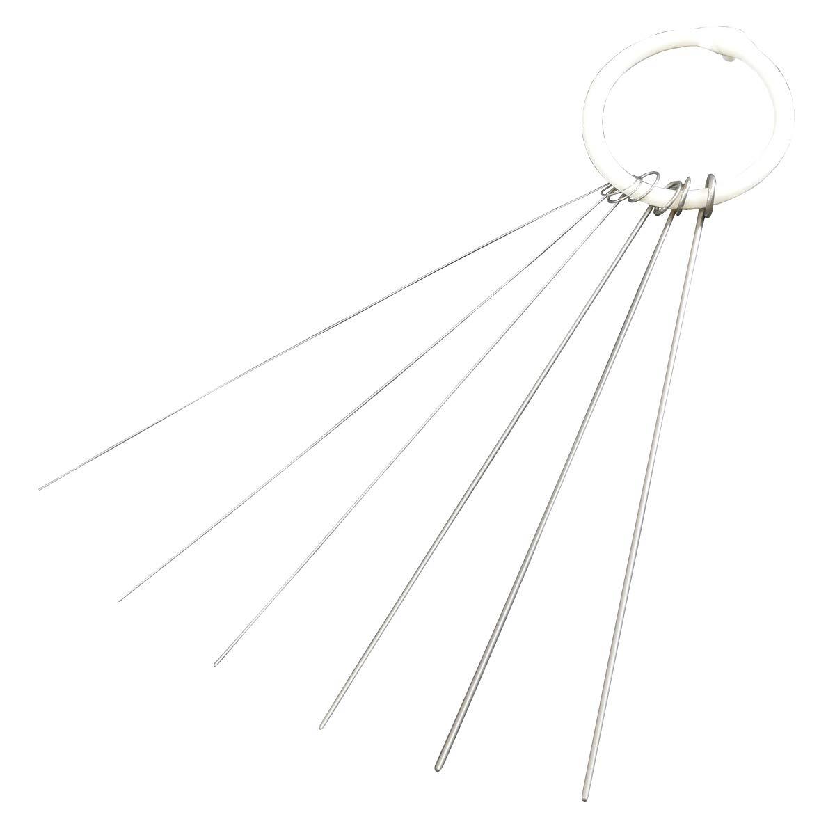 ホーザン(HOZAN) ノズル掃除針セット 線径:φ0.2mm/φ0.3mm/φ0.4mm/φ0.6mm/φ0.8mm/φ1.0mm HG-5 ノズル孔..