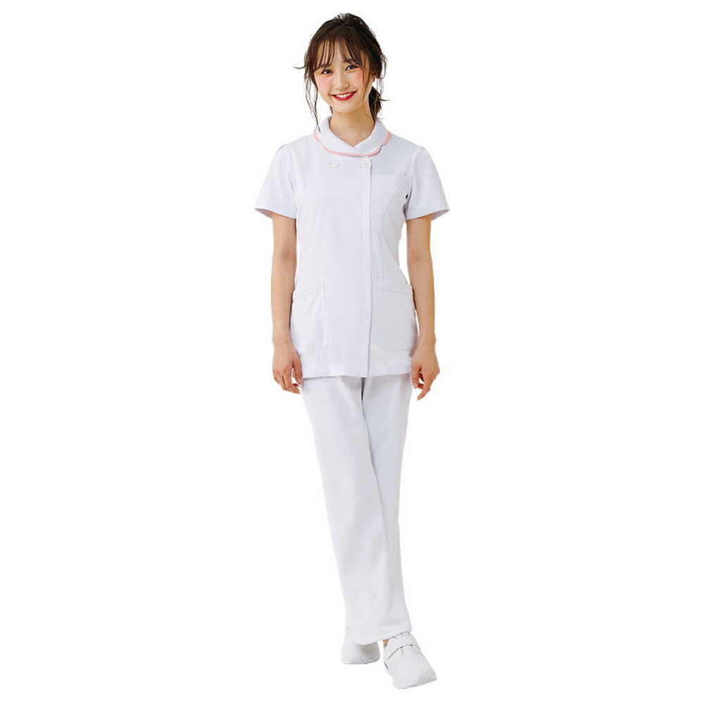 配色花衿ジャケット【医療 ナース 看護師 白衣 女性 ナースウェア ユニフォーム ナ...
